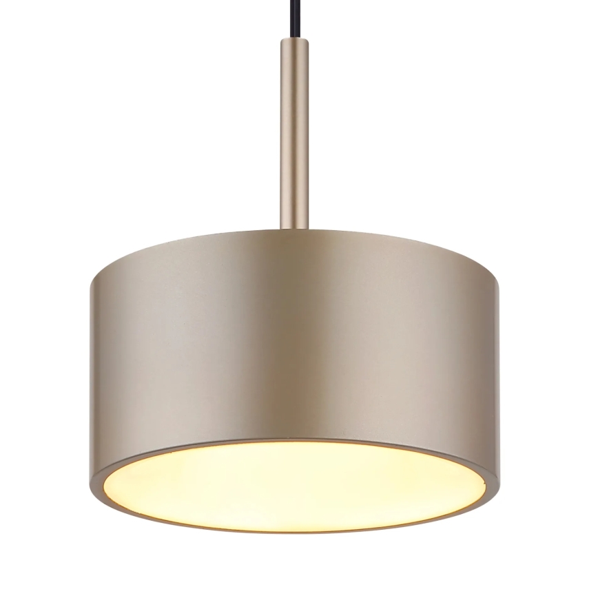Globo - Suspension LED sur câble, 12 W, 230 V, 3000 K, Ø 15 cm, laiton