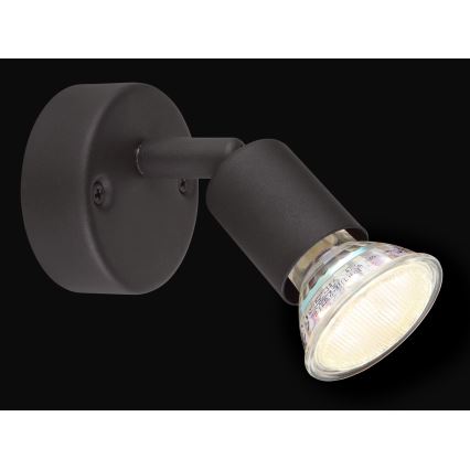 Globo - Spot mural LED 1xGU10/3W/230V noir
