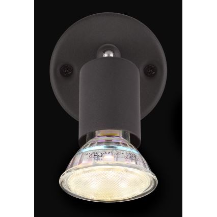 Globo - Spot mural LED 1xGU10/3W/230V noir