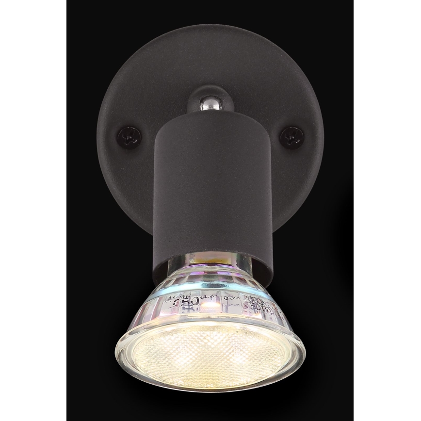 Globo - Spot mural LED 1xGU10/3W/230V noir
