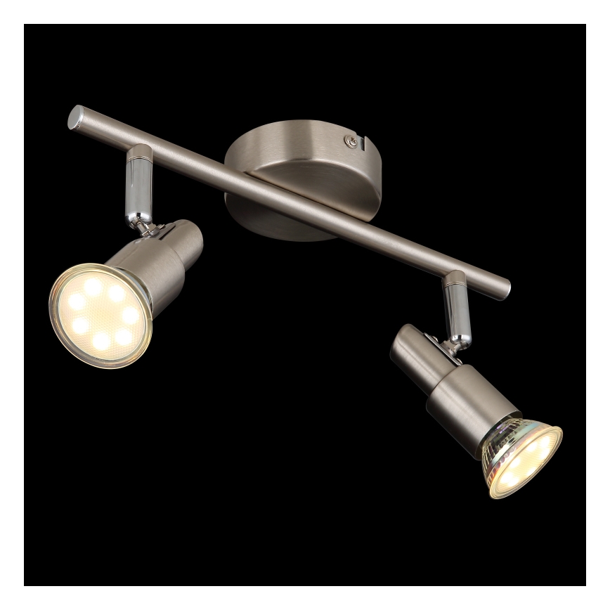Globo - Spot LED 2xGU10/3W/230V
