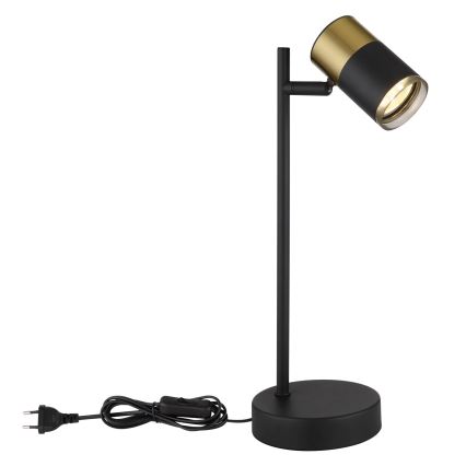 Globo - Lampe de table 1xGU10/5W/230V noir/doré