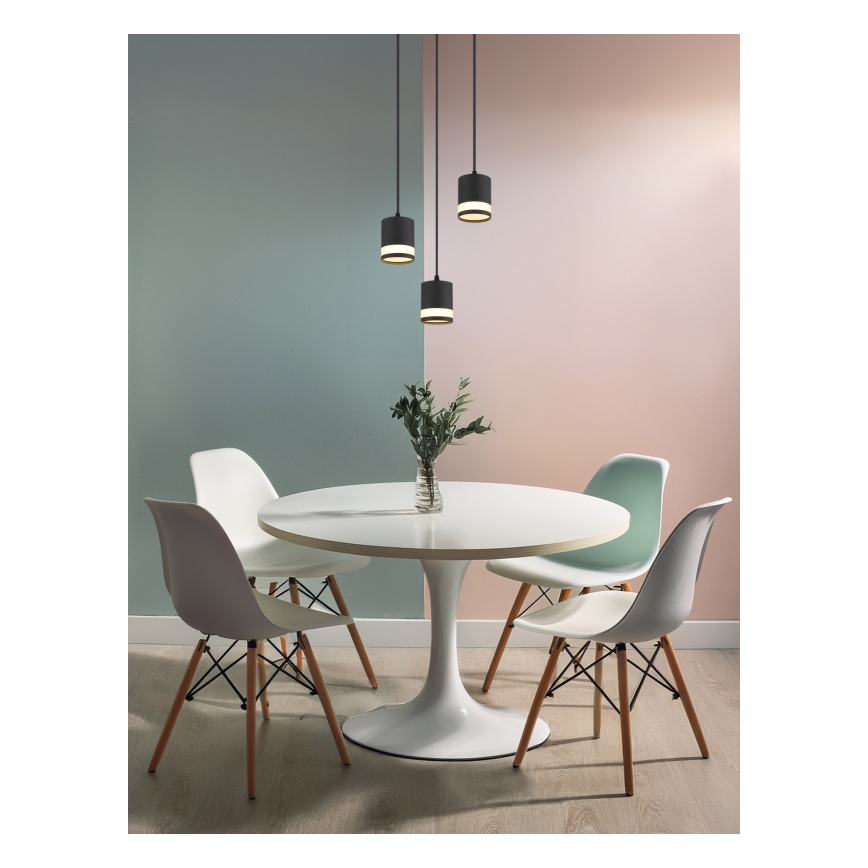 Globo - Suspension filaire LED 3xGX53/7W/230V 3000K noir