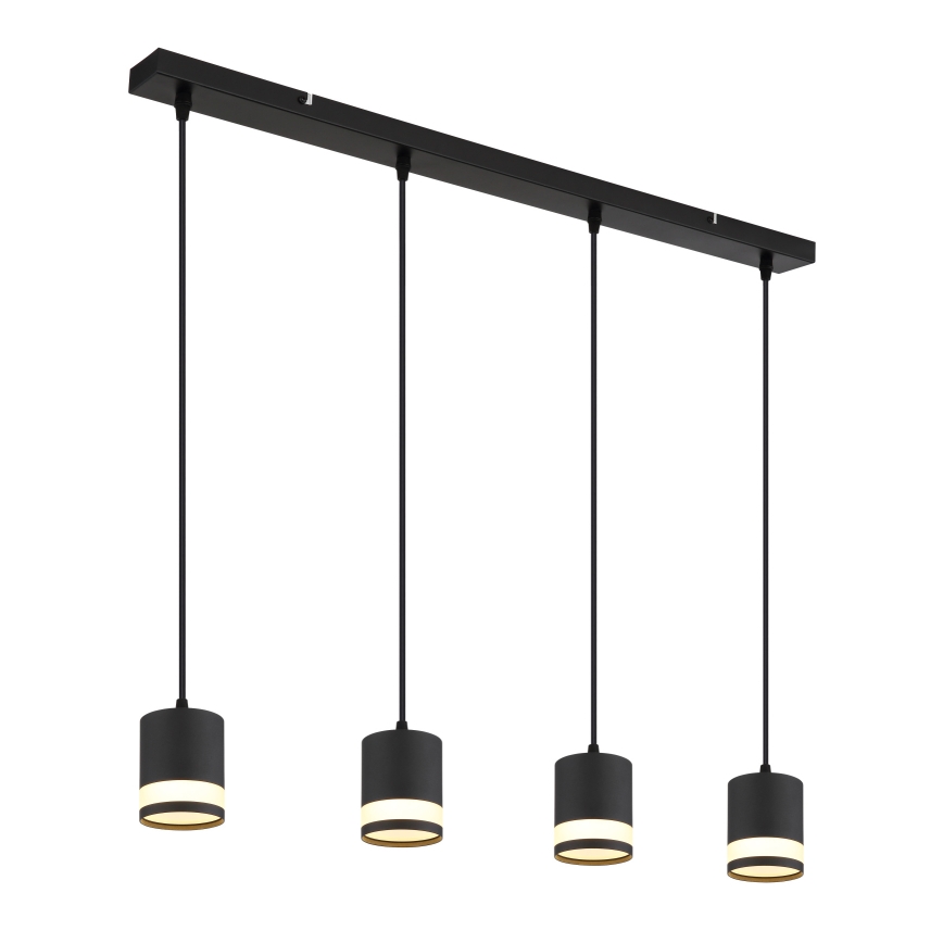 Globo - Suspension filaire LED 4xGX53/7W/230V 3000K noir