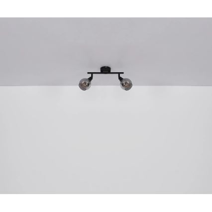 Globo - Spot 2xE14/40W/230V noir