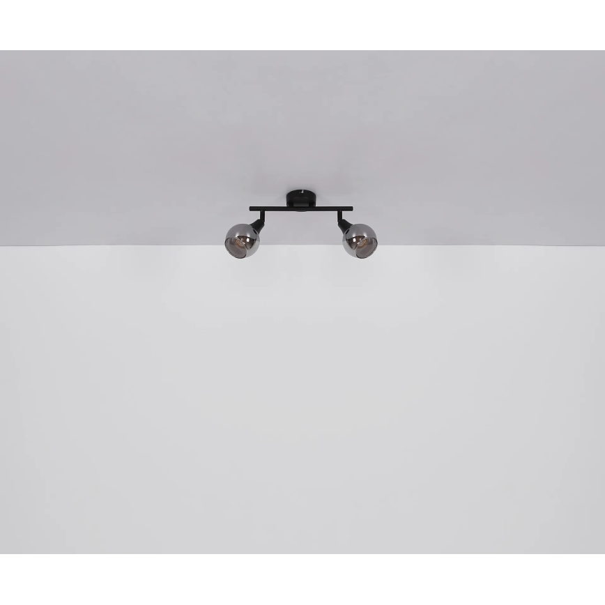 Globo - Spot 2xE14/40W/230V noir