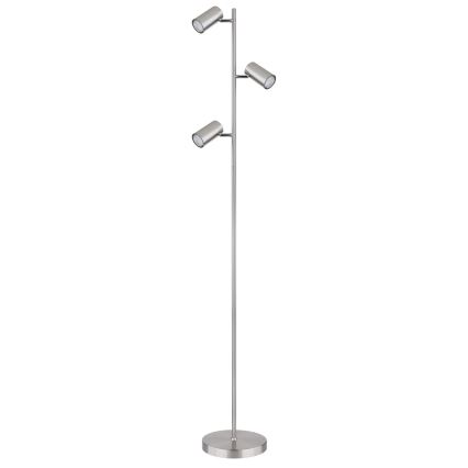 Globo - Lampadaire 3xGU10/5W/230V chrome mat