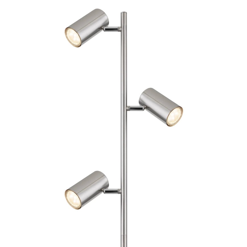 Globo - Lampadaire 3xGU10/5W/230V chrome mat