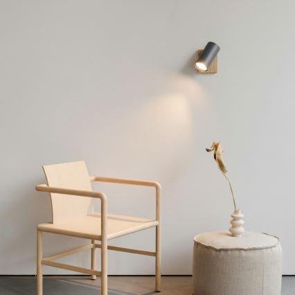 Globo - Spot mural 1xGU10/25W/230V gris/marron