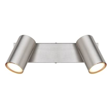 Globo - Spot 2xGU10/25W/230V chrome mat