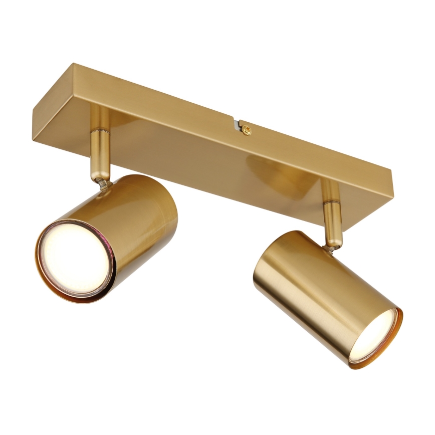 Globo - Spot 2xGU10/35W/230V doré