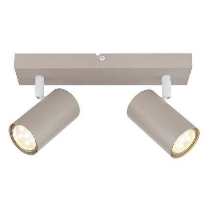Globo - Spot 2x GU10/35W/230V beige