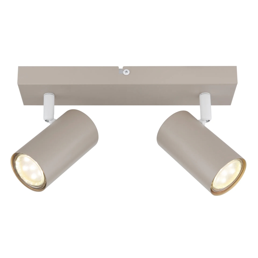 Globo - Spot 2x GU10/35W/230V beige