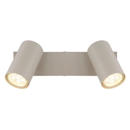 Globo - Spot 2x GU10/35W/230V beige