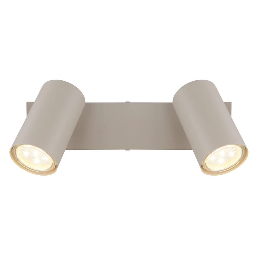 Globo - Spot 2x GU10/35W/230V beige