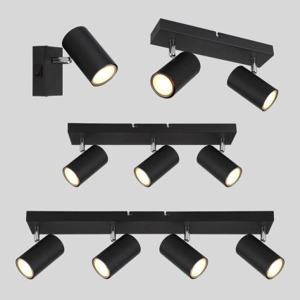 Globo  - Spot 3xGU10/35W/230V noir