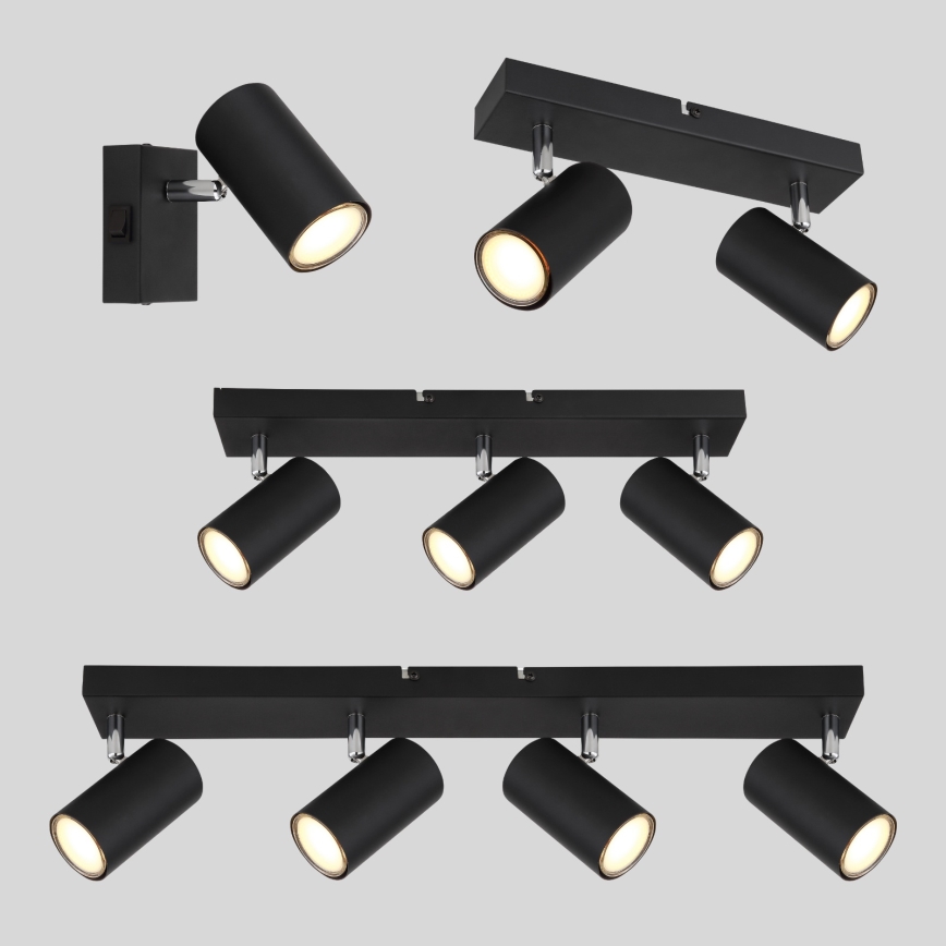 Globo  - Spot 3xGU10/35W/230V noir