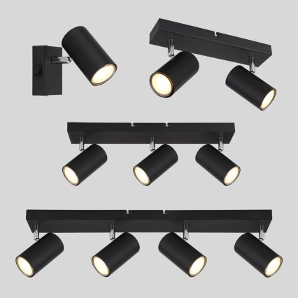 Globo - Spot 4xGU10/35W/230V noir