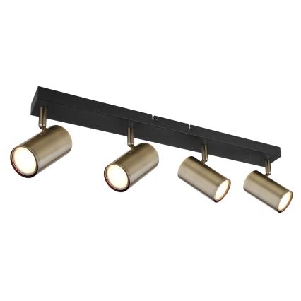 Globo - Spot 4xGU10/35W/230V noir/laiton