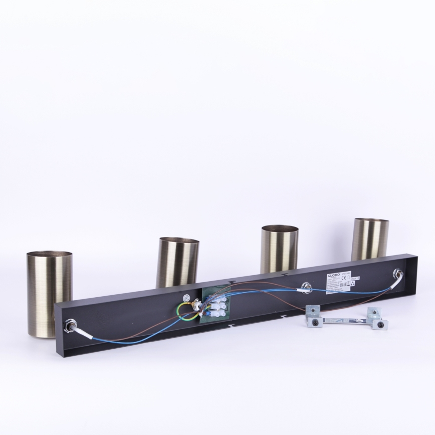 Globo - Spot 4xGU10/35W/230V noir/laiton