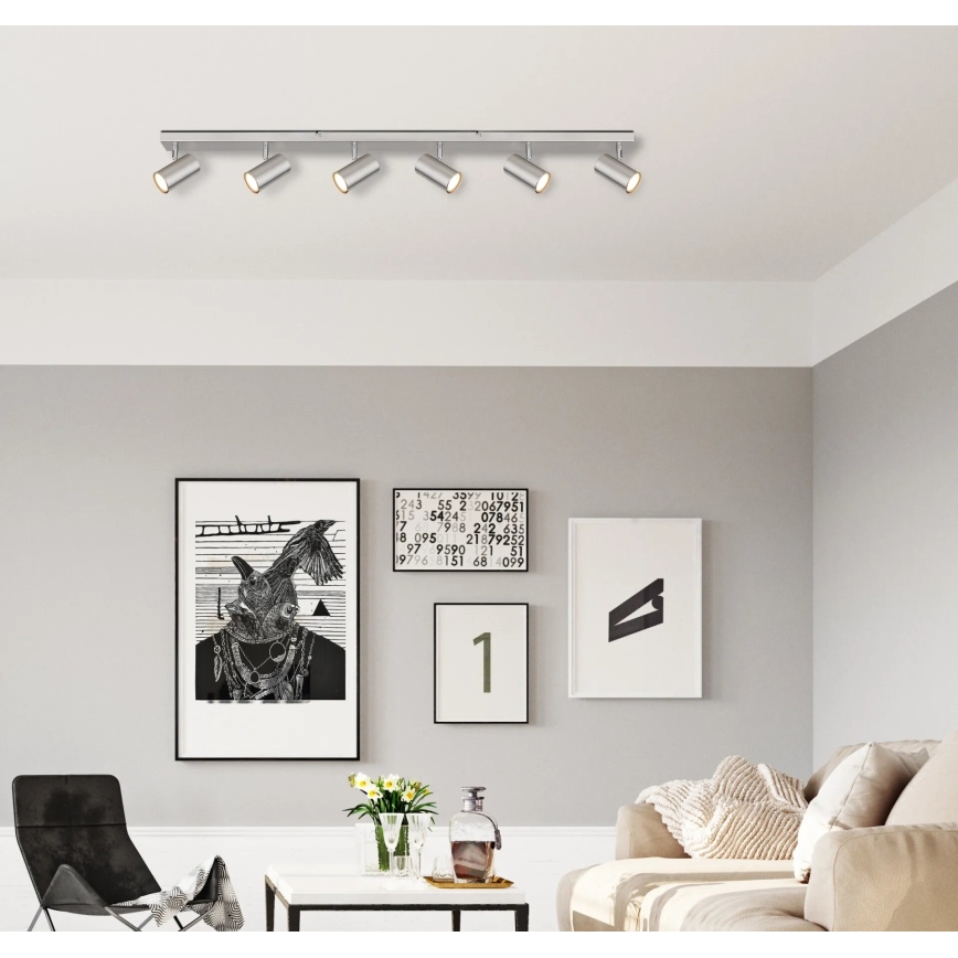 Globo - Spot 6xGU10/35W/230V chrome mat