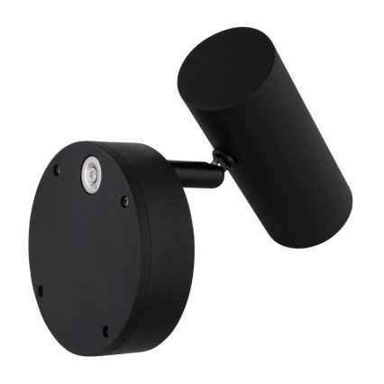 Globo - Applique spot mural LED rechargeable et dimmable, 0,4 W / 3,7 V, 1800 mAh, noir