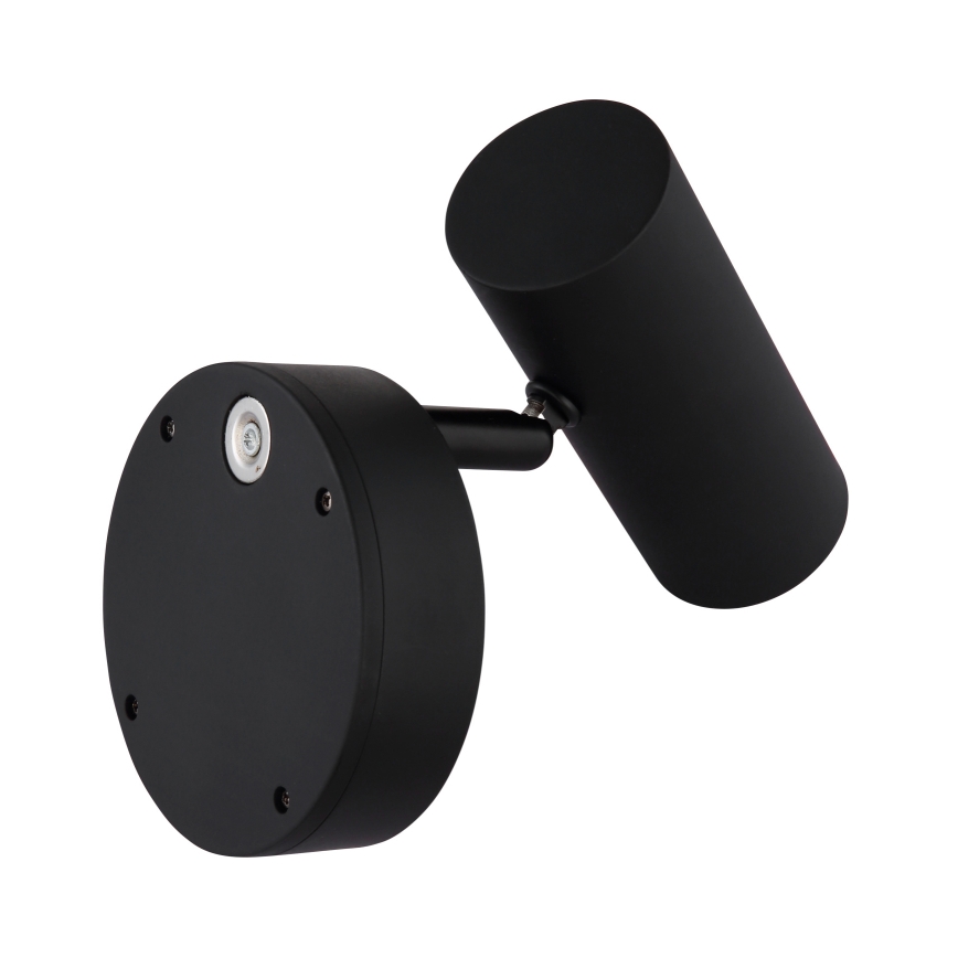 Globo - Applique spot mural LED rechargeable et dimmable, 0,4 W / 3,7 V, 1800 mAh, noir