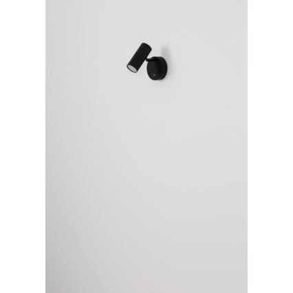 Globo - Applique spot mural LED rechargeable et dimmable, 0,4 W / 3,7 V, 1800 mAh, noir