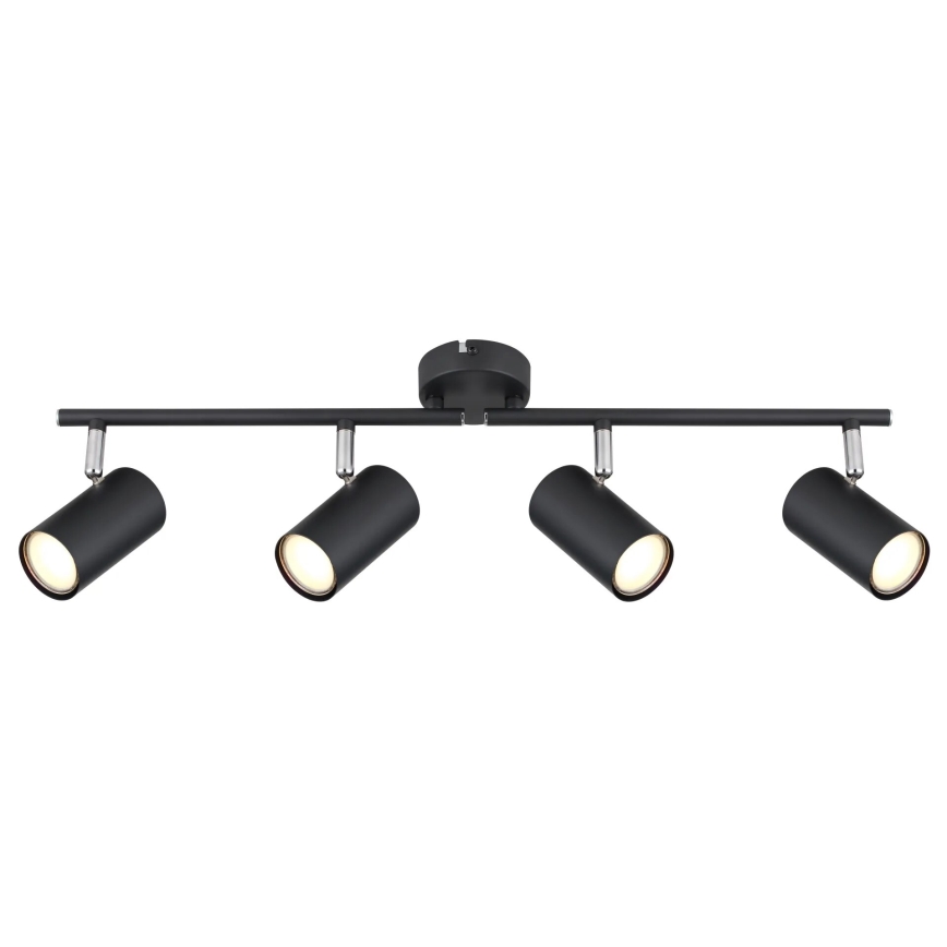 Globo - Spot 4xGU10/25W/230V noir