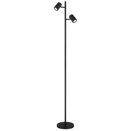 Globo - Lampadaire 2xGU10/5W/230V noir