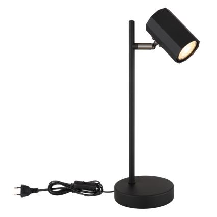Globo - Lampe de table 1xGU10/5W/230V noir