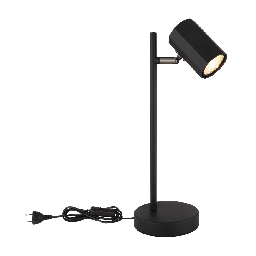 Globo - Lampe de table 1xGU10/5W/230V noir