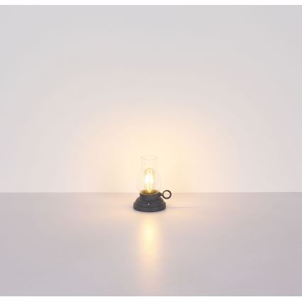 Globo - Lampe de table tactile rechargeable et à intensité variable LED/1W/3,7V 1200 mAh anthracite