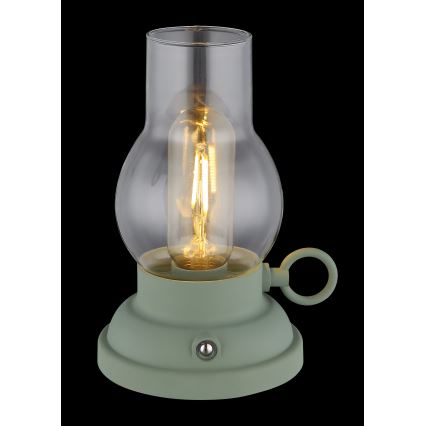Globo - Lampe de table tactile rechargeable et à intensité variable LED/1W/3,7V 1200 mAh vert