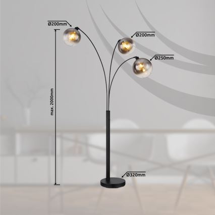 Globo - Lampadaire 3xE27/60W/230V