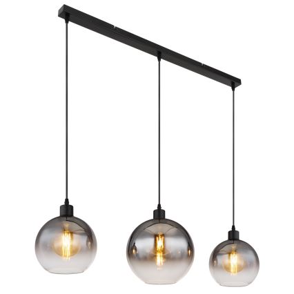Globo - Suspension sur câble 3xE27/60W/230V