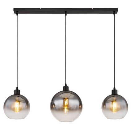 Globo - Suspension sur câble 3xE27/60W/230V