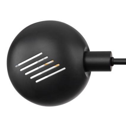 Globo - Lampadaire 5xE14/40W/230V noir