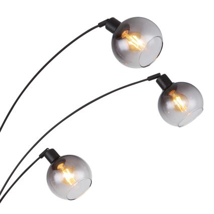 Globo - Lampadaire 5xE27/40W/230V fumé