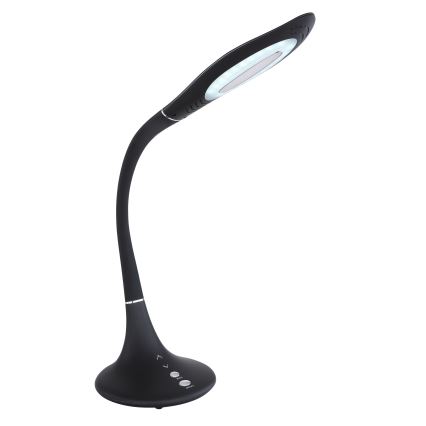 Globo - Lampe de table tactile flexible à intensité variable LED/9W/230V 3000/4500/6500K noir