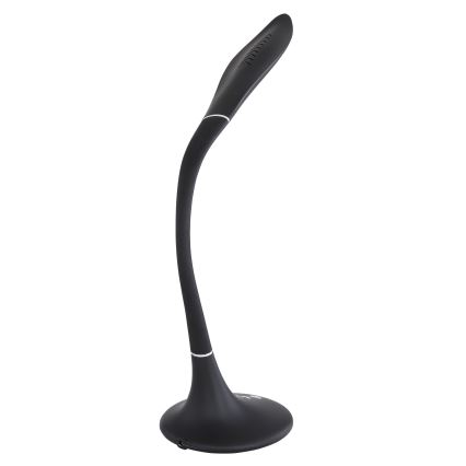 Globo - Lampe de table tactile flexible à intensité variable LED/9W/230V 3000/4500/6500K noir