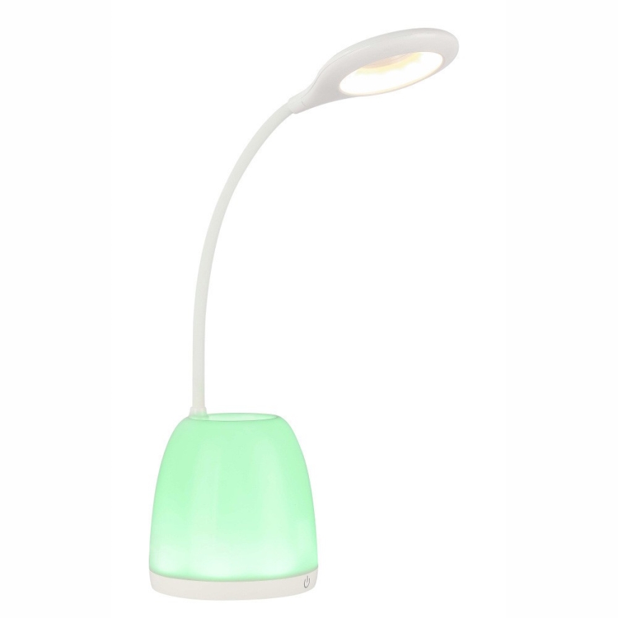 Globo 58324 - Lampe de table dimmable LED RGB MARGAERY LED/3W/230V+8xLED/0,05W