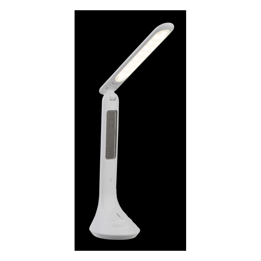 Globo - Lampe de table à intensité variable rechargeable avec un écran LED/4W/230V 2200 mAh blanc