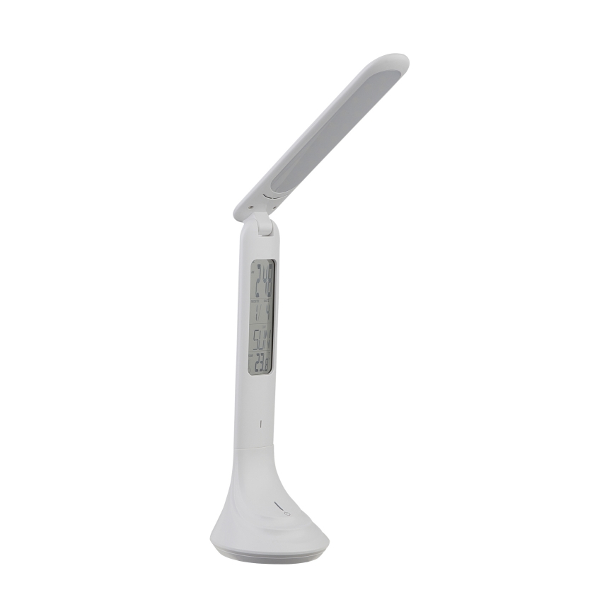 Globo - Lampe de table à intensité variable rechargeable avec un écran LED/4W/230V 2200 mAh blanc