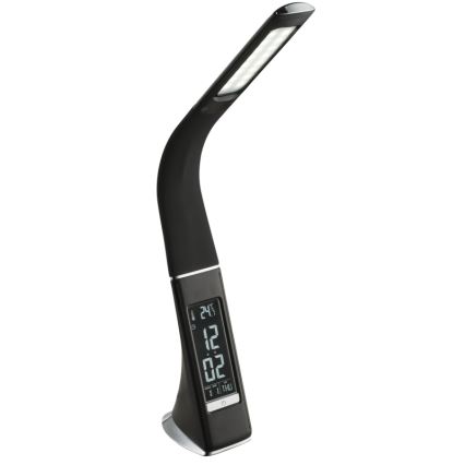 Globo - Lampe de table tactile dimmable à LED avec afficheur LED/6,5W/230V 3000/4500/5800K noire