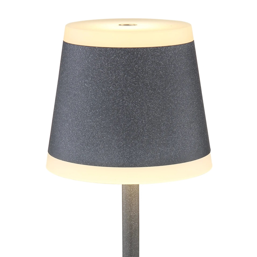 Globo - Lampe de table tactile rechargeable et à intensité variable LED/4,6W/3,7V 3000K 1800mAh gris IP54
