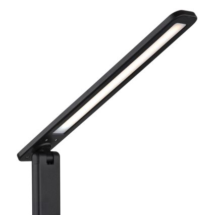 Globo - Lampe de table tactile à intensité variable rechargeable LED/5W/5V 2700/4000/6500K 1800 mAh noir
