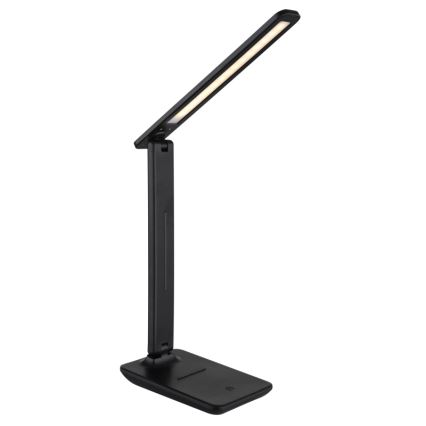 Globo - Lampe de table tactile à intensité variable rechargeable LED/5W/5V 2700/4000/6500K 1800 mAh noir
