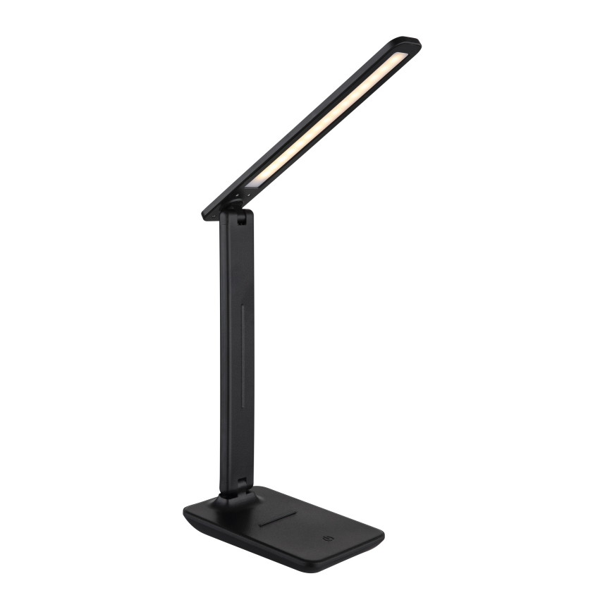 Globo - Lampe de table tactile à intensité variable rechargeable LED/5W/5V 2700/4000/6500K 1800 mAh noir