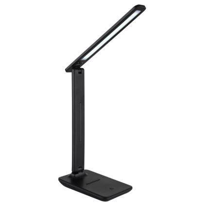 Globo - Lampe de table tactile à intensité variable rechargeable LED/5W/5V 2700/4000/6500K 1800 mAh noir